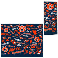 Wholesale-Auburn Tigers Scatter Print Fan Wraps