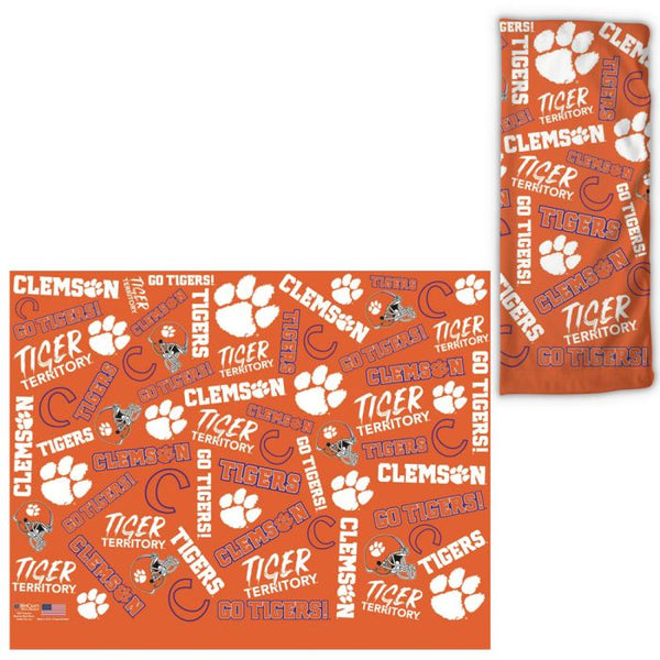 Wholesale-Clemson Tigers Scatter Print Fan Wraps