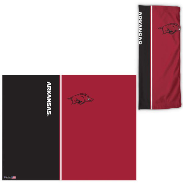 Wholesale-Arkansas Razorbacks Vertical Split Fan Wraps