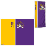 Wholesale-East Carolina Pirates Vertical Split Fan Wraps