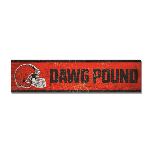 Cleveland Browns Wooden Magnet 1.5" X 6"