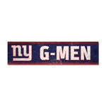 New York Giants Wooden Magnet 1.5" X 6"
