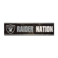 Las Vegas Raiders Wooden Magnet 1.5" X 6"