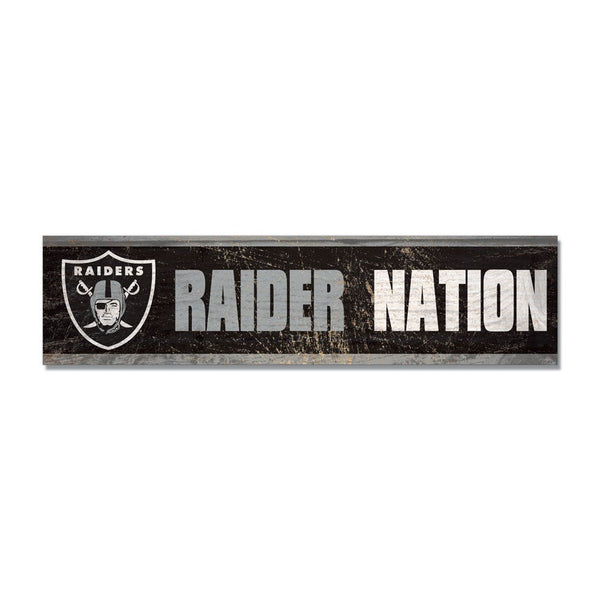 Las Vegas Raiders Wooden Magnet 1.5" X 6"