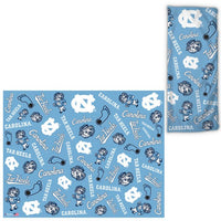 Wholesale-North Carolina Tar Heels Scatter Print Fan Wraps