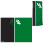 Wholesale-North Texas Mean Green Vertical Split Fan Wraps