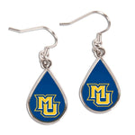 Wholesale-Marquette Golden Eagles Earrings Jewelry Carded Tear Drop