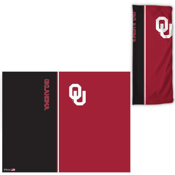 Wholesale-Oklahoma Sooners Vertical Split Fan Wraps