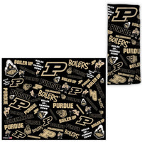 Wholesale-Purdue Boilermakers Scatter Print Fan Wraps