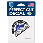 Colorado Rockies Perfect Cut Color Decal 4" x 4"