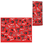 Wholesale-Texas Tech Red Raiders Scatter Print Fan Wraps