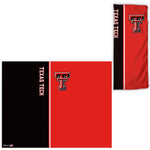 Wholesale-Texas Tech Red Raiders Vertical Split Fan Wraps