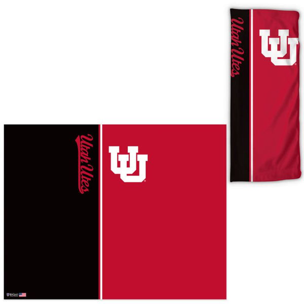 Wholesale-Utah Utes Vertical Split Fan Wraps