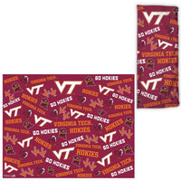 Wholesale-Virginia Tech Hokies Scatter Print Fan Wraps