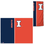 Wholesale-Illinois Fighting Illini Vertical Split Fan Wraps