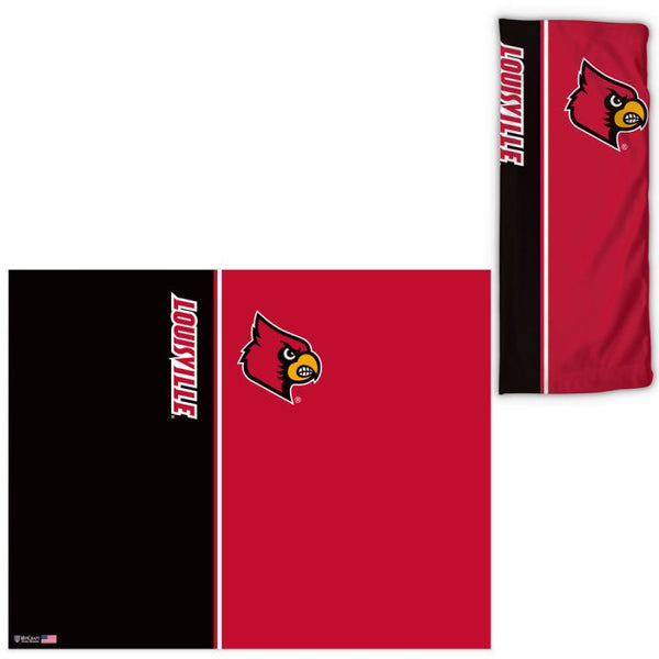 Wholesale-Louisville Cardinals Vertical Split Fan Wraps