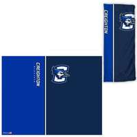 Wholesale-Creighton Bluejays Vertical Split Fan Wraps