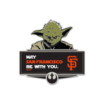 San Francisco Giants / Star Wars YODA Collector Pin Jewelry Card