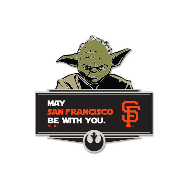 San Francisco Giants / Star Wars YODA Collector Pin Jewelry Card