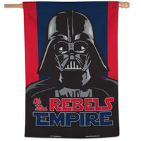 Wholesale-Ole Miss Rebels / Star Wars VADER Vertical Flag 28" x 40"