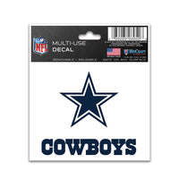 Dallas Cowboys Multi-Use Decal 3" x 4"