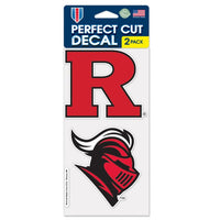 Wholesale-Rutgers Scarlet Knights Perfect Cut Decal Set of two 4"x4"