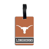 Texas Longhorns PVC Bag Tag