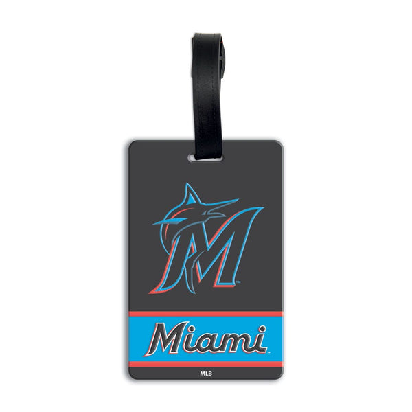 Miami Marlins PVC Bag Tag
