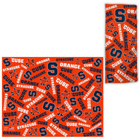 Wholesale-Syracuse Orange Scatter Print Fan Wraps