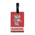 Wisconsin Badgers PVC Bag Tag
