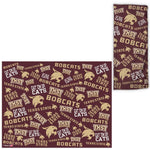 Wholesale-Texas State Bobcats Scatter Print Fan Wraps