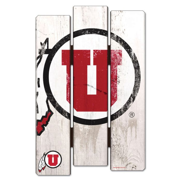 Wholesale-Utah Utes Wood Fence Sign