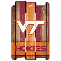 Wholesale-Virginia Tech Hokies Wood Fence Sign