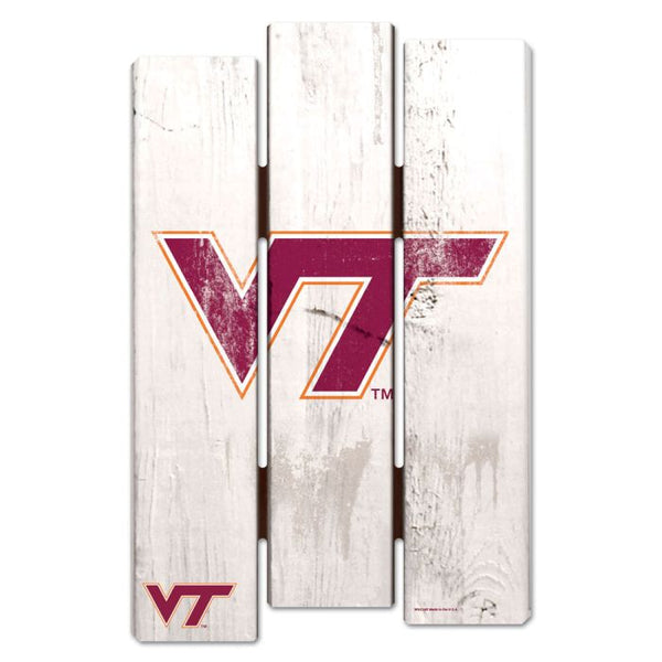 Wholesale-Virginia Tech Hokies Wood Fence Sign