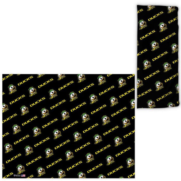 Wholesale-Oregon Ducks BLACK BACKGROUND Fan Wraps