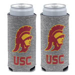 Wholesale-USC Trojans HEATHERED 12 oz Slim Can Cooler