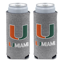 Miami Hurricanes 12 oz Slim Can Cooler