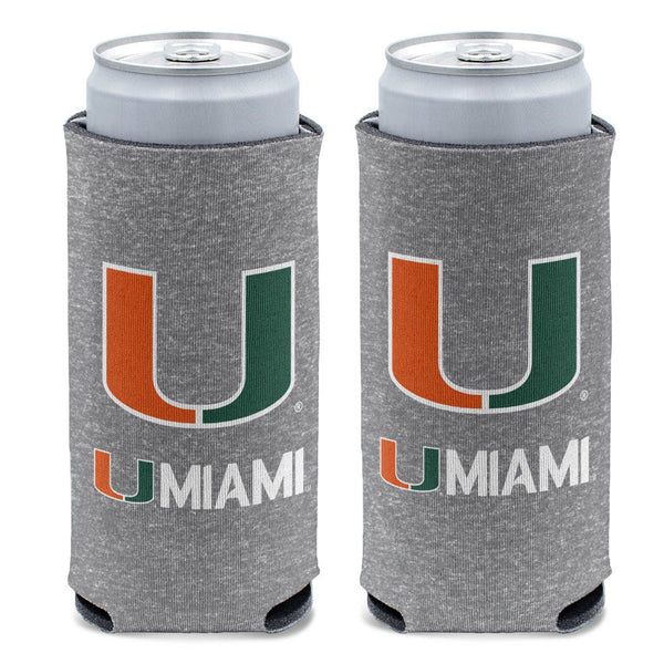 Miami Hurricanes 12 oz Slim Can Cooler