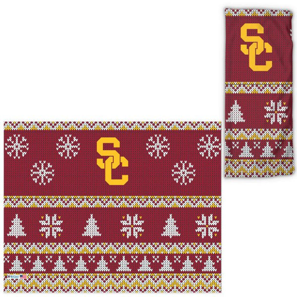 Wholesale-USC Trojans / Ugly Sweater Ugly Sweater Fan Wraps