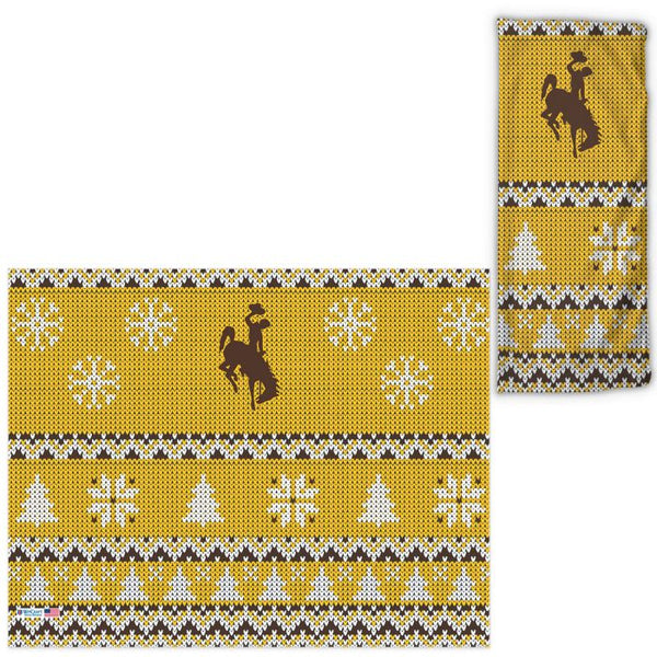 Wholesale-Wyoming Cowboys / Ugly Sweater Ugly Sweater Fan Wraps