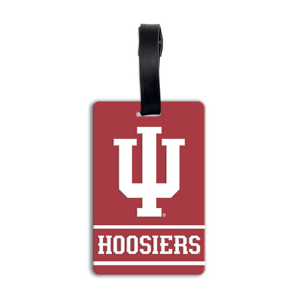 Indiana Hoosiers PVC Bag Tag