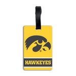 Iowa Hawkeyes PVC Bag Tag