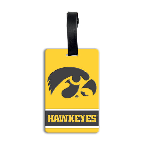 Iowa Hawkeyes PVC Bag Tag