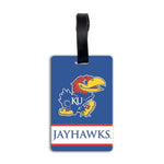 Kansas Jayhawks PVC Bag Tag