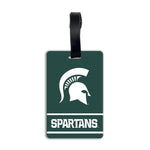 Michigan State Spartans PVC Bag Tag