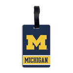 Michigan Wolverines PVC Bag Tag