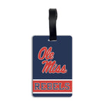 Ole Miss Rebels PVC Bag Tag