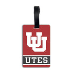 Utah Utes PVC Bag Tag