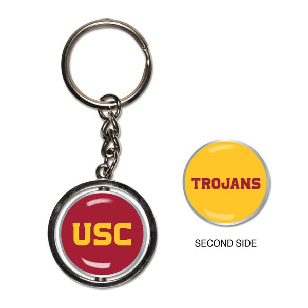 Wholesale-USC Trojans Spinner Key Ring