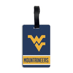 West Virginia Mountaineers PVC Bag Tag
